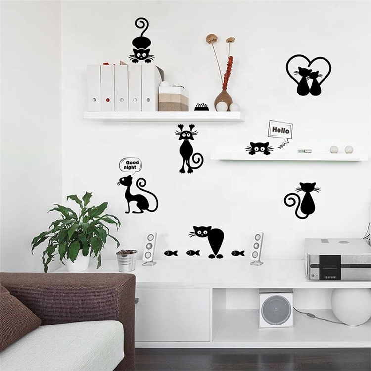 Wholesale fashion custom design Home Toilet sticker decoration wall sticker