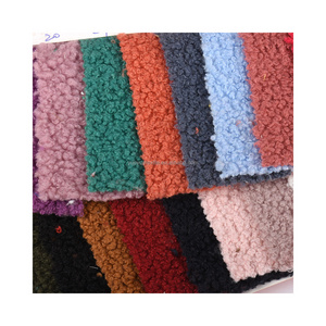 Very Good Quality Soft Teddy Fleece Fur Teddy Bear Curly Fur Fabric For Coat Toys Pillow Jacket