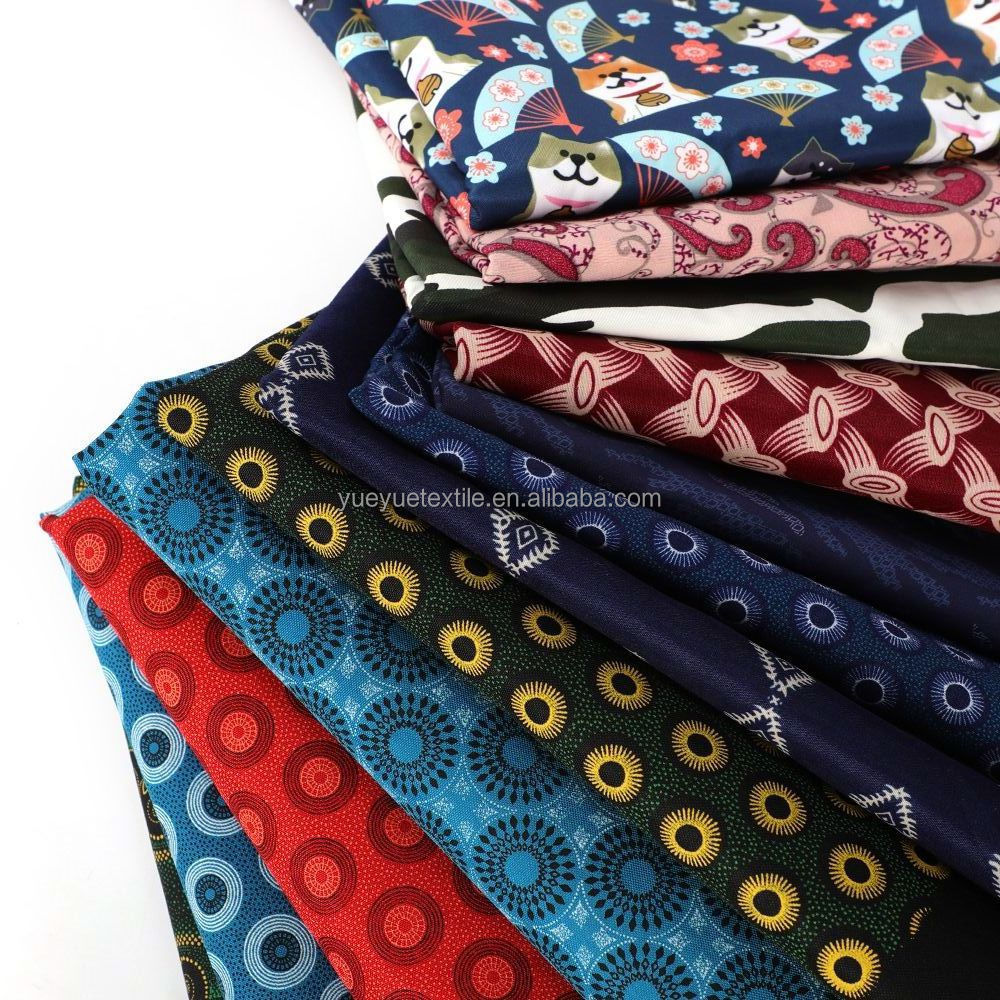 Polyester Africa Oem Custom Multiple Pattern Colors Duplex Printing Ethnic Printed Soft African Wax Fabric