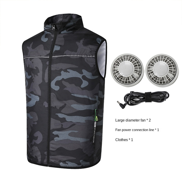 Air Conditioned Clothes Summer Sunscreen Air Conditioning Clothing Cooling Vest With Fan UV proof clothing