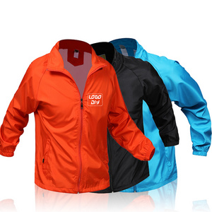 Casual Fashion Sport Jacket For Unisex Without Hood Waterproof Jacket Outside Pocket With Zipper Outdoors Breathable