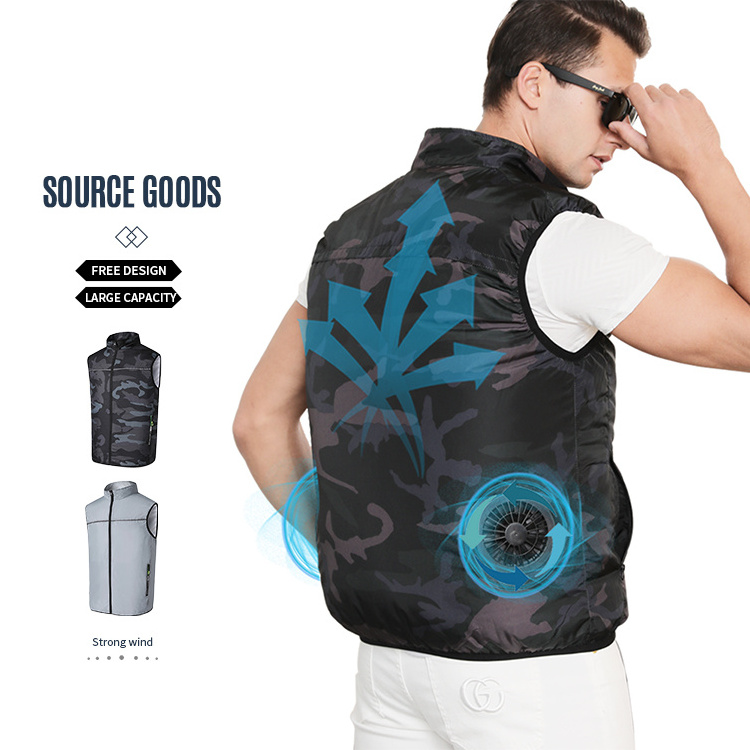 Air Conditioned Clothes Summer Sunscreen Air Conditioning Clothing Cooling Vest With Fan UV proof clothing