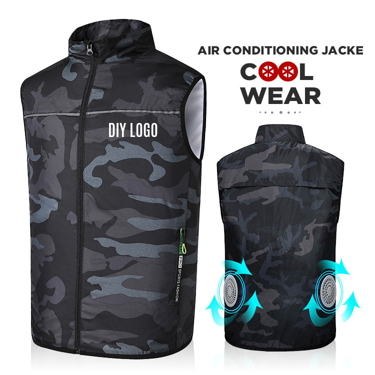 Air Conditioned Clothes Summer Sunscreen Air Conditioning Clothing Cooling Vest With Fan UV proof clothing