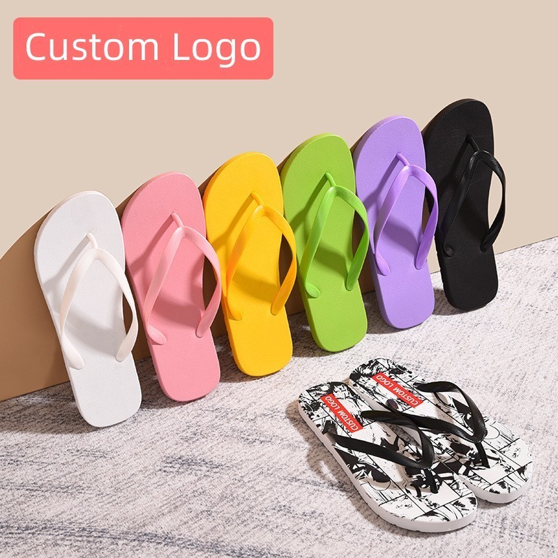 Cheap Wholesale Custom Thick Soles Casual Flip Flops Unisex Sport Beach Anti-Slip Men Flip-Flops Slippers for Men