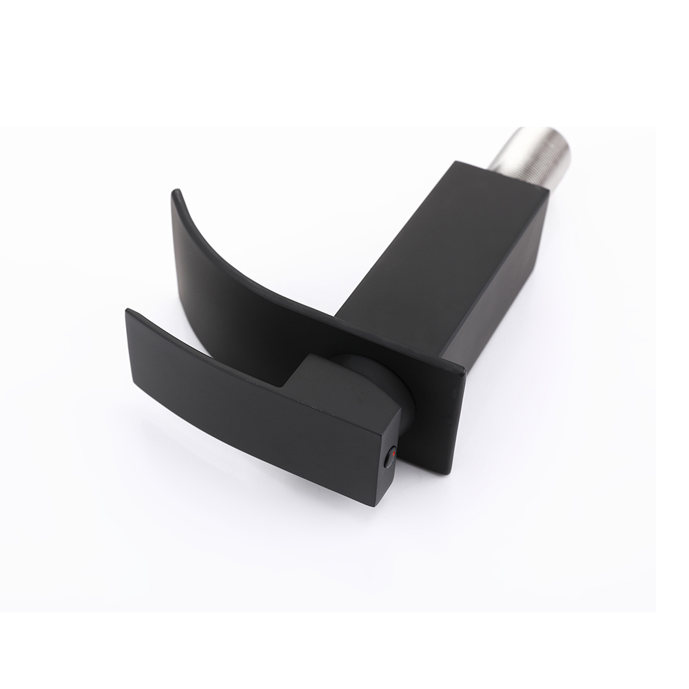 Smart bend New Arrivals waterfall faucet anticorrosion and antirust no lead black bathroom taps