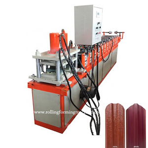 American Common use Color Steel Metal Building Palisade Fence steel Panel Roll Forming Machine