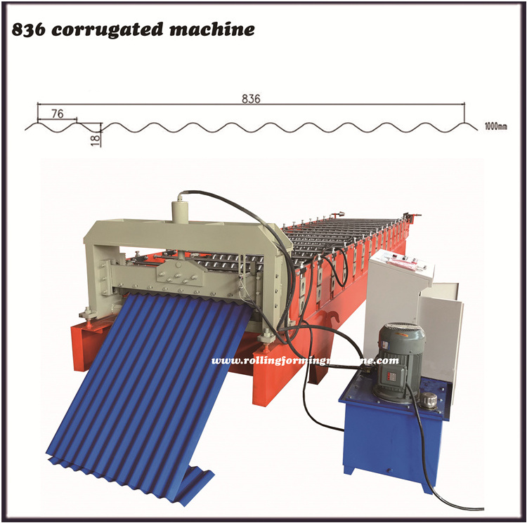 South Africa popular profile corrugated iron roofing sheet making machine arc sheets roll forming small metal machines