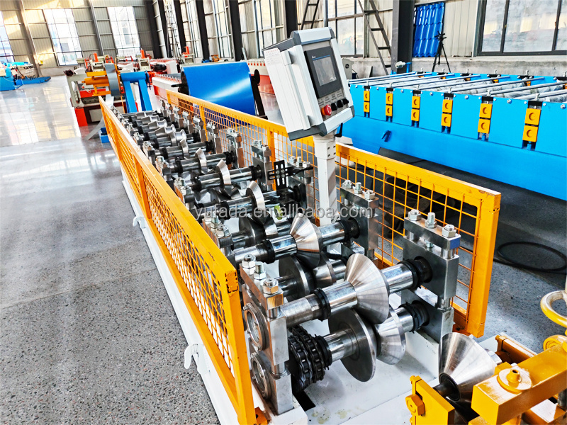 Europe Standard Trim Profiles V Rolling Machine Drip Edge Flashing Rolling Machine Slotted Angle Steel Trim Roll Forming Machine