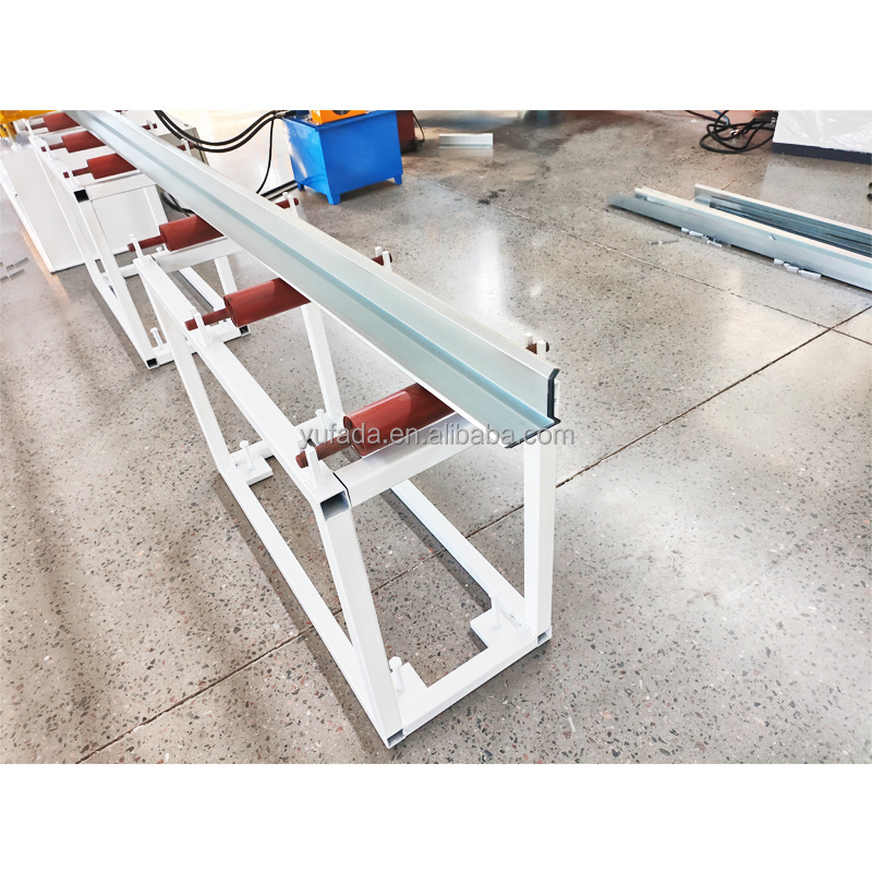 Europe Standard Trim Profiles V Rolling Machine Drip Edge Flashing Rolling Machine Slotted Angle Steel Trim Roll Forming Machine