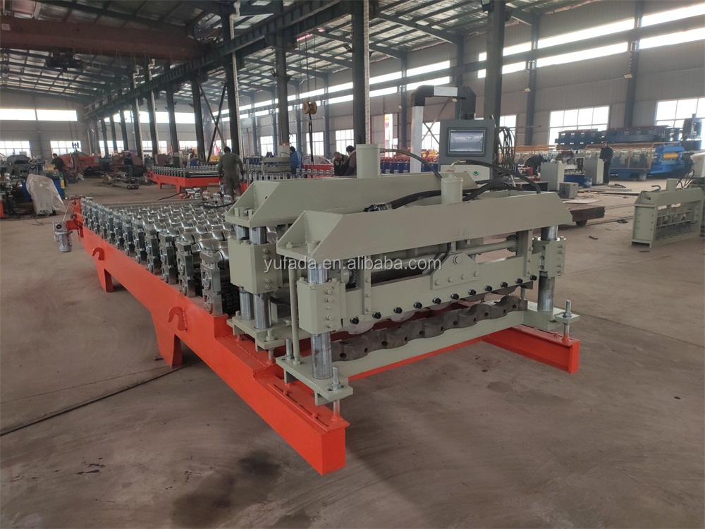 Metal roof tile making machinery Adamante 3D glazed tile roll forming machine