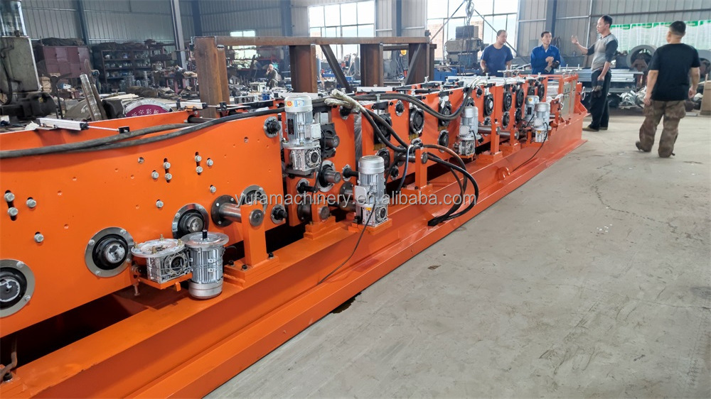 Steel frame C type steel beam purlin channel making machine price