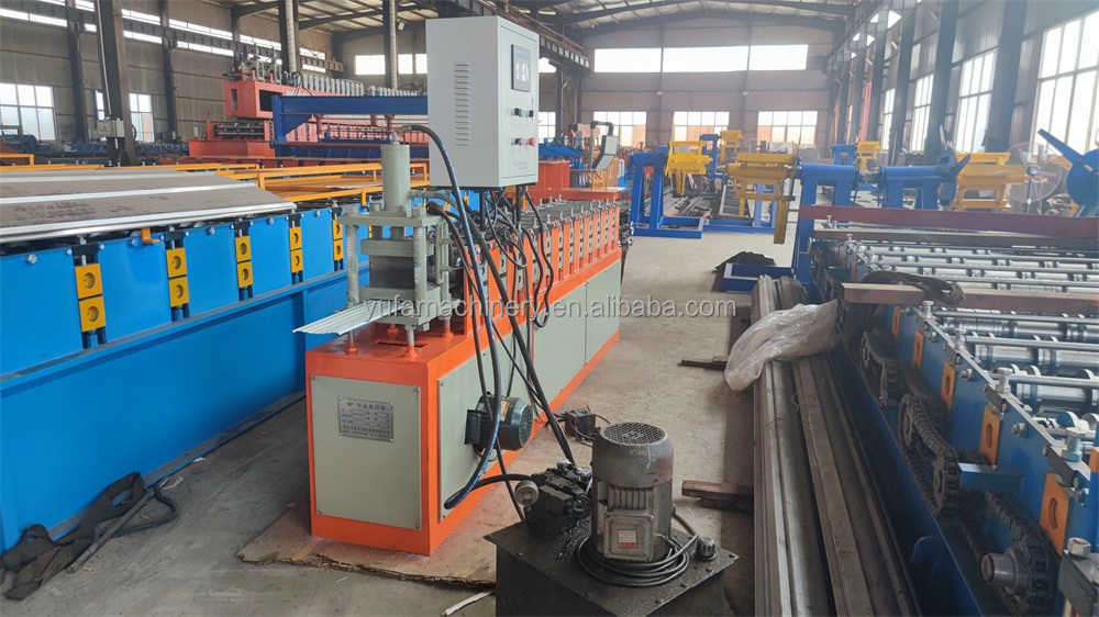 Dura fence metal panels safety palisade roll forming machine