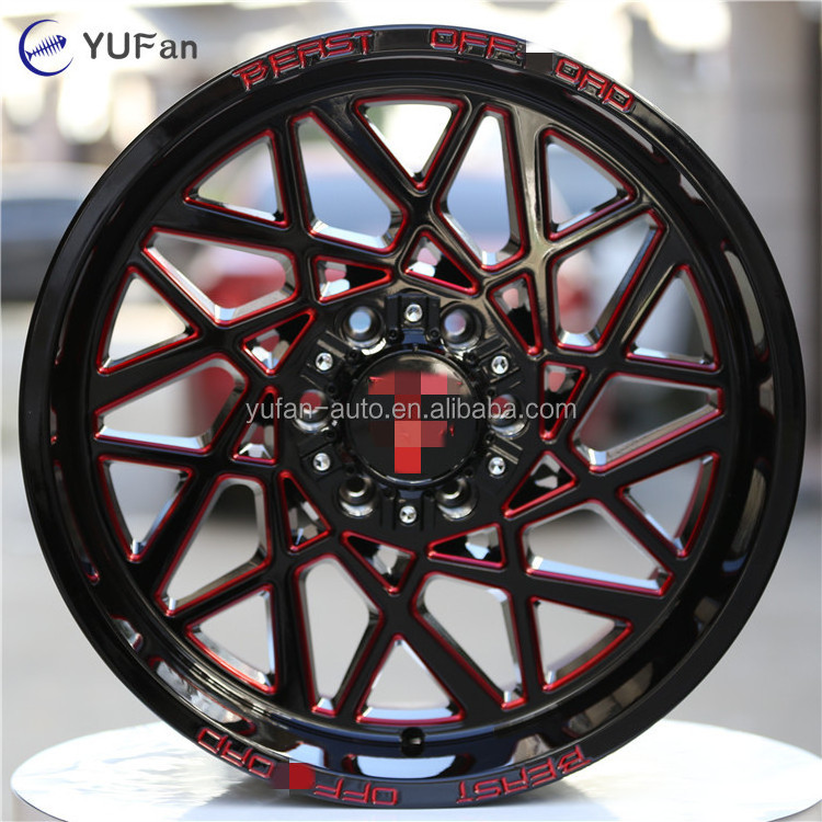 20 Inch 4x4 Rims Factory Direct sales 20 inch 4x4 wheel rims for offroad car wheels ...