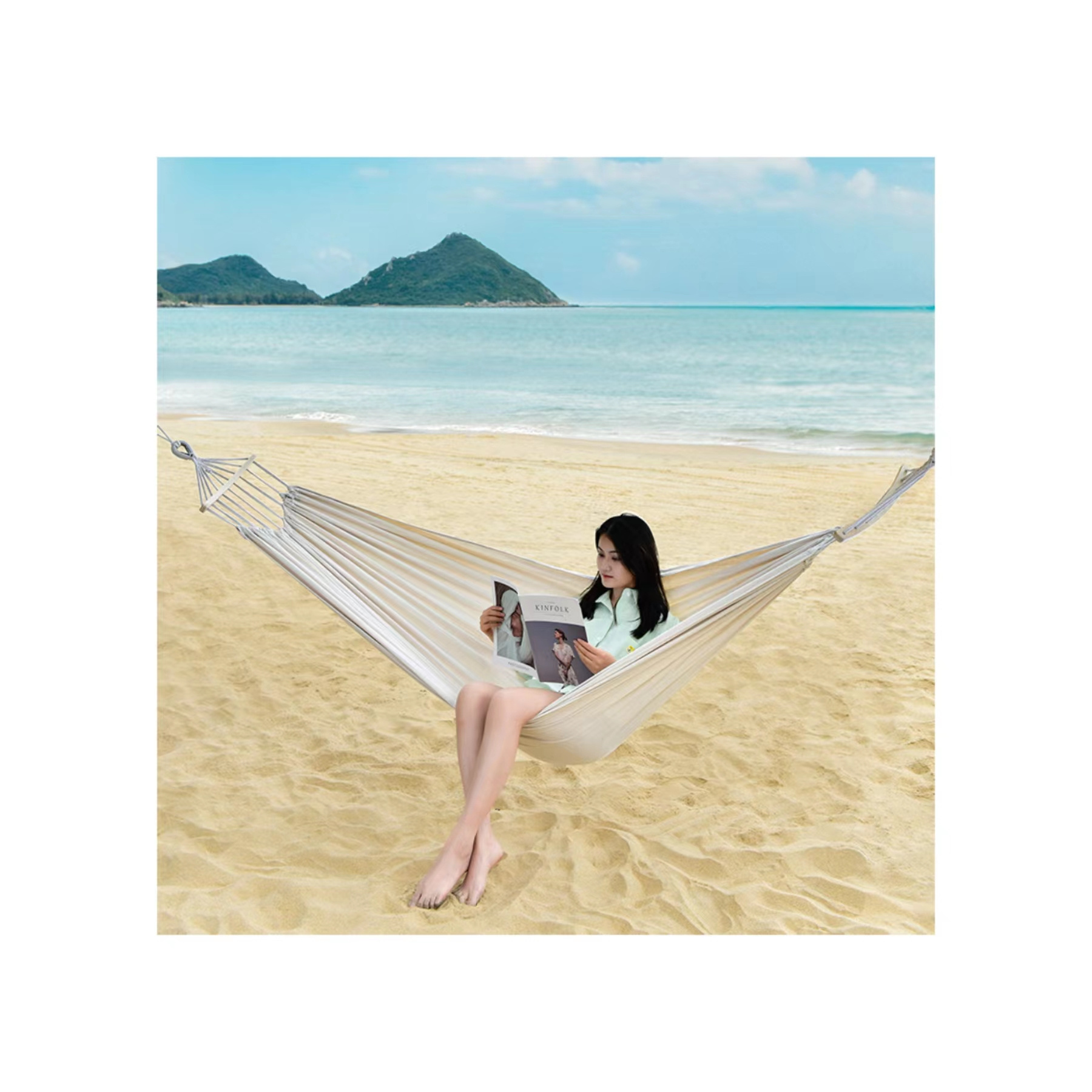 HISPEED New Swing Outdoor& Indoor Handmade Macrame Hammock Chair Swing Camping Hammocks