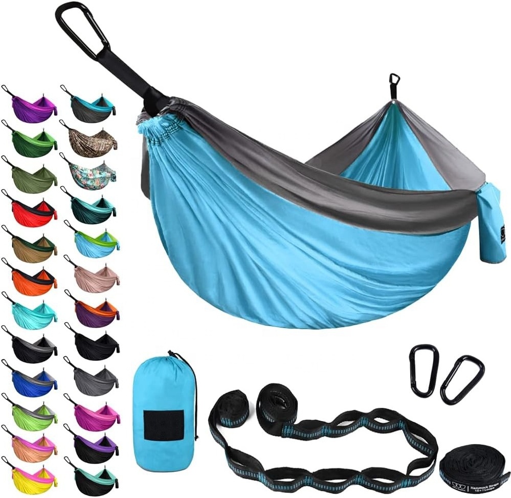 HISPEED Hammock Free-standing Sleeping Bed 201T Nylon Hammock Sleeping Bag 300kgs Beach Hammock Swing