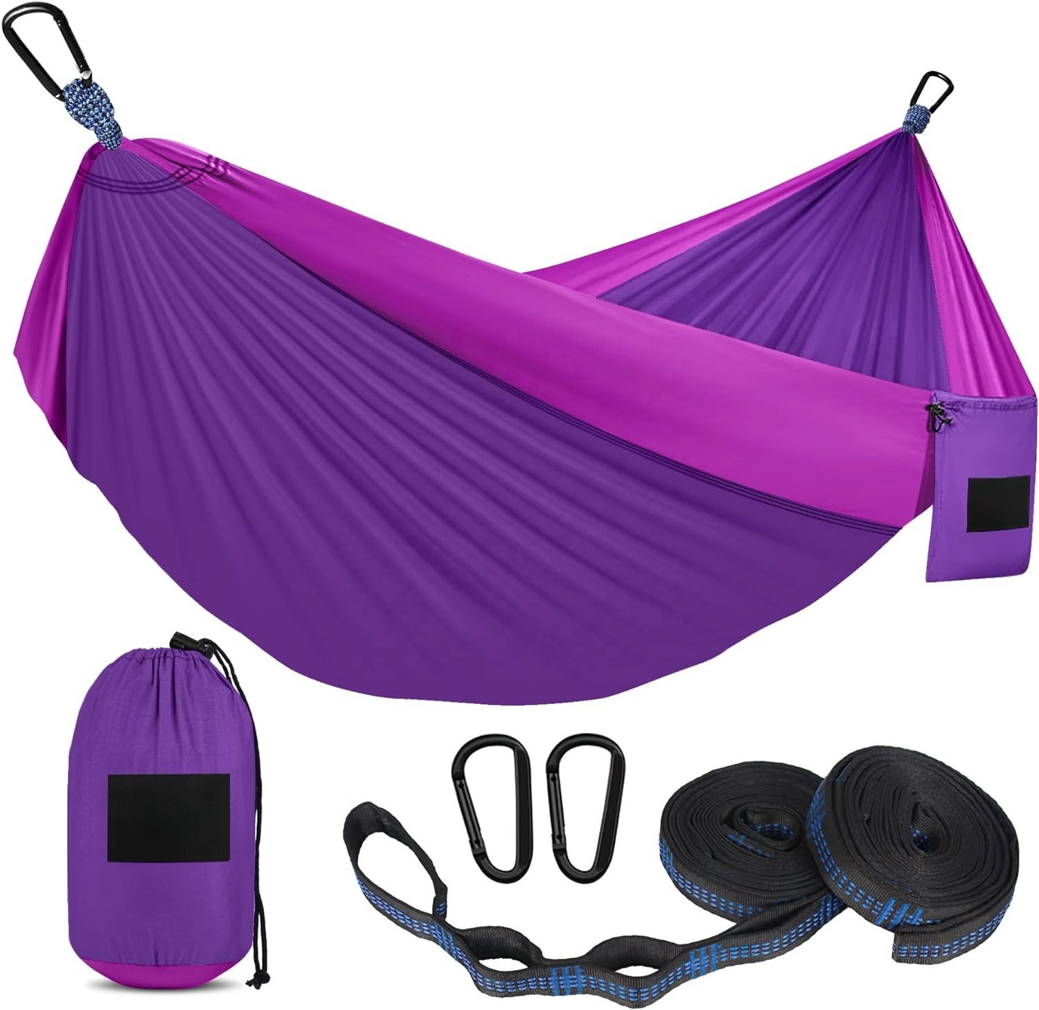 HISPEED Hammock Free-standing Sleeping Bed 201T Nylon Hammock Sleeping Bag 300kgs Beach Hammock Swing