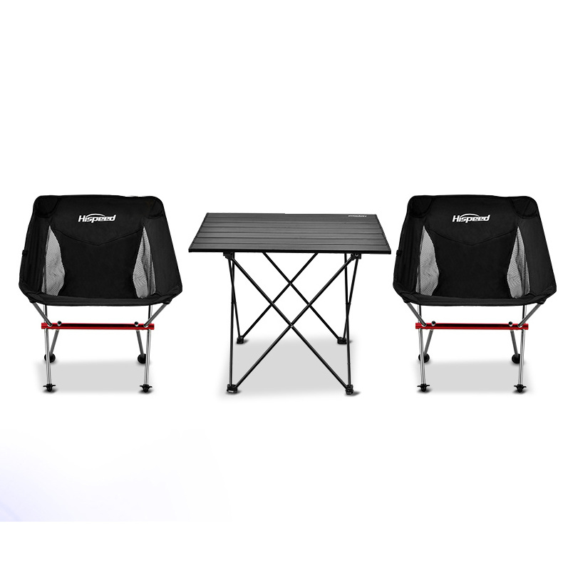 Portable Camping kitchen outdoor park picnic Folding table and chair