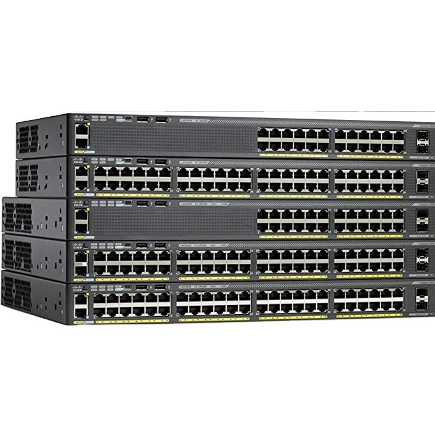 WS-C2960X-24PS-L Cata#lyst 2960-X 24 GigE PoE 370W, 4 x 1G SFP Switch WS-C2960X-24PS-L