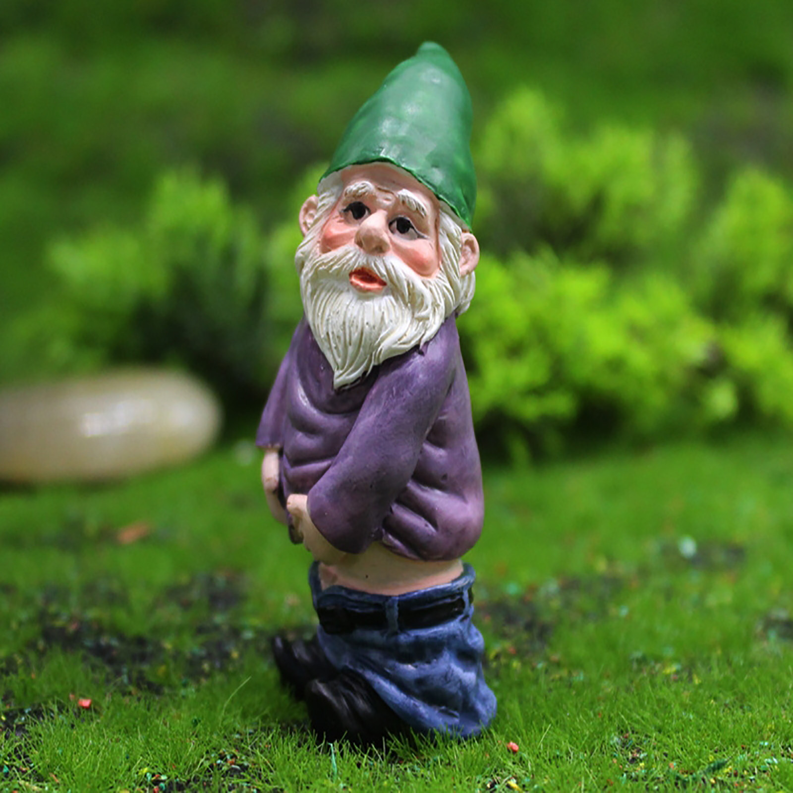 4pcs Fairy Yard Lawn Porch Accessories Ornaments Miniature Gardening Drunk Garden Gnomes Figurines