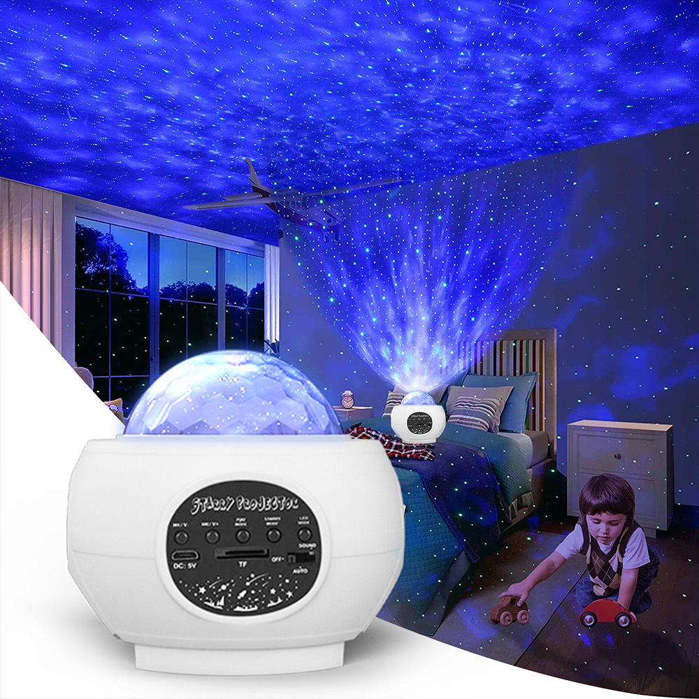 Yufan Star Light Projector Skylight for Bedroom Ceiling, LED Starlights Music Sky Light Starry Night Light