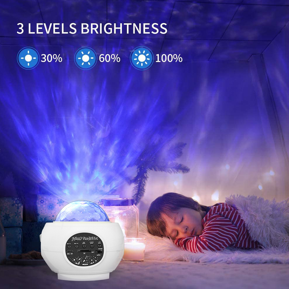 Starry star christmas lamp room sky romantic kids baby smart remote control space projector led night light