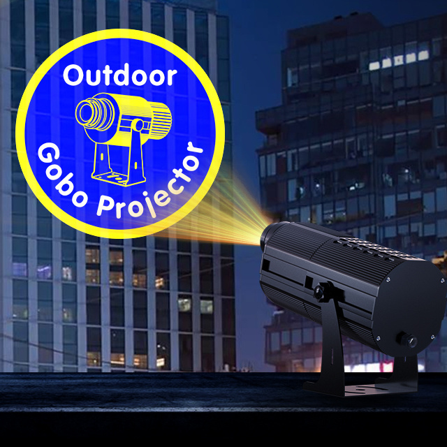 city outdoor waterproof led advertising light 300w design gobo projector lamp custom logo long distance spotlight