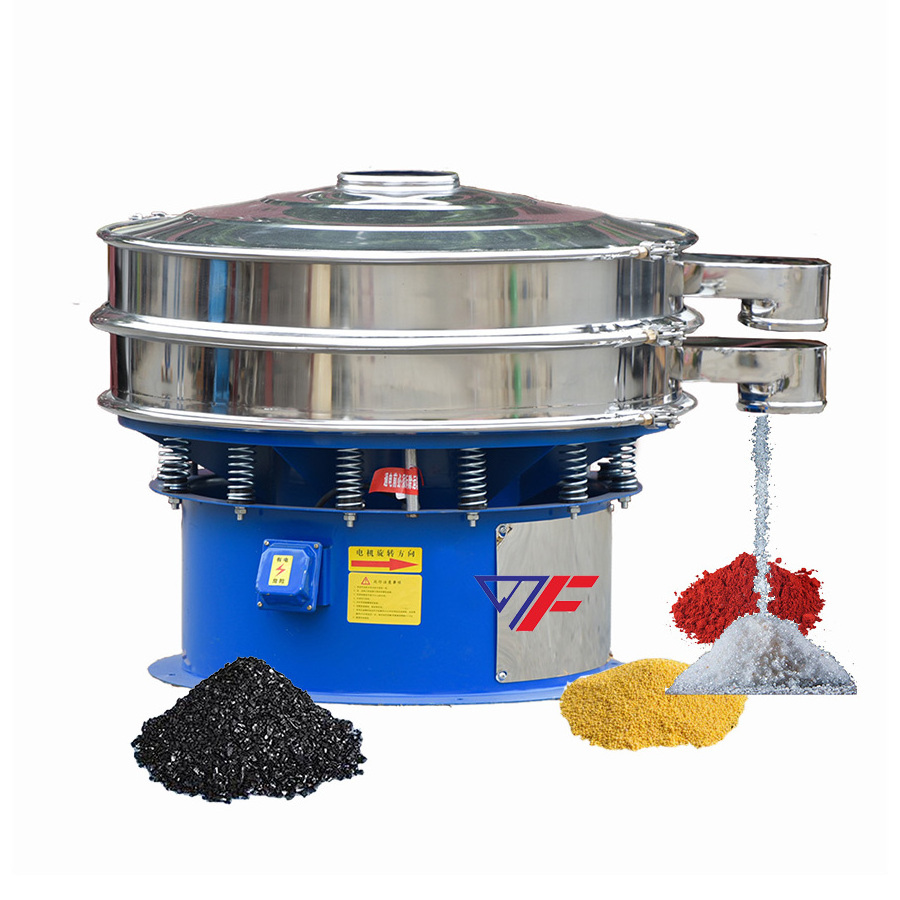 Automatic Flour Seiving Sifting Machine Soy Sauce Circular Vibrator Screen Sieve Sifter Screening Machine for Plastic Granule