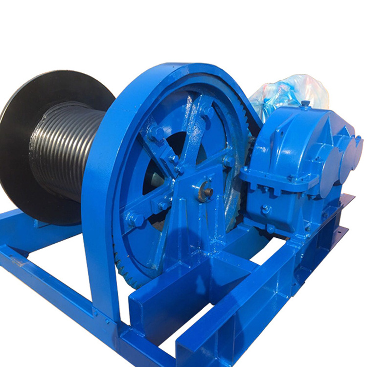 High Efficiency Motor Driven Electric Winch 5 ton Boat Anchor 3000kg Electric Winch 220v for sale