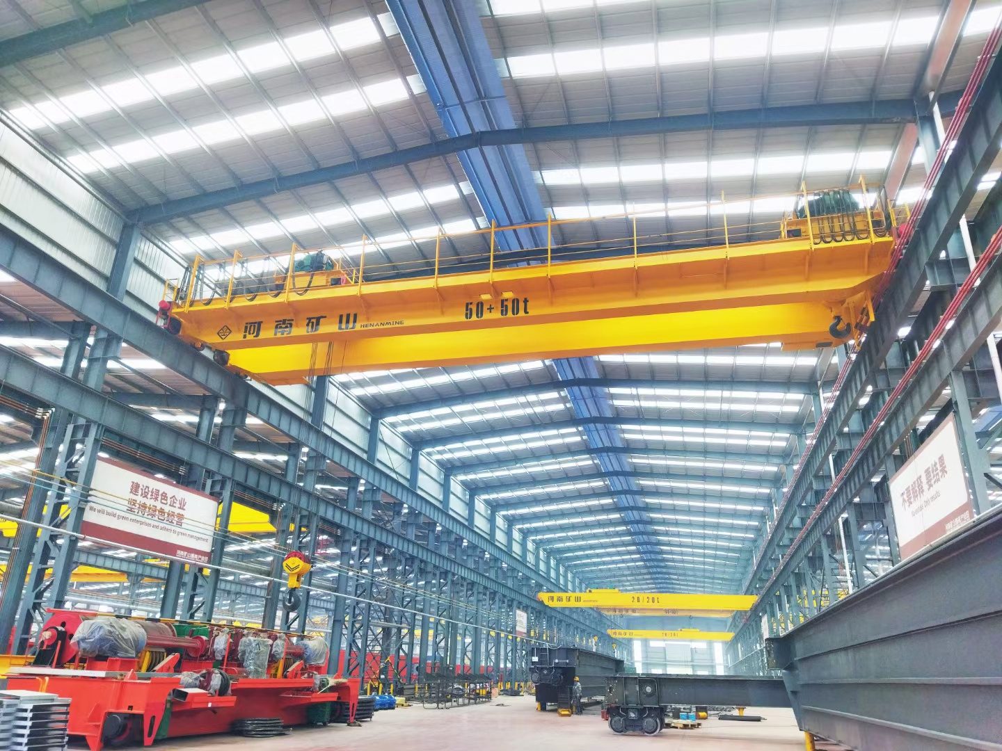 Wireless Control Electric Hoist 20 Ton Overhead Crane Bridge Crane For Travelling Crane