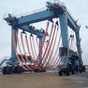 Small boat lifting gantry crane mobile boat hoist 5 ton 75 tons marine travel lift crane