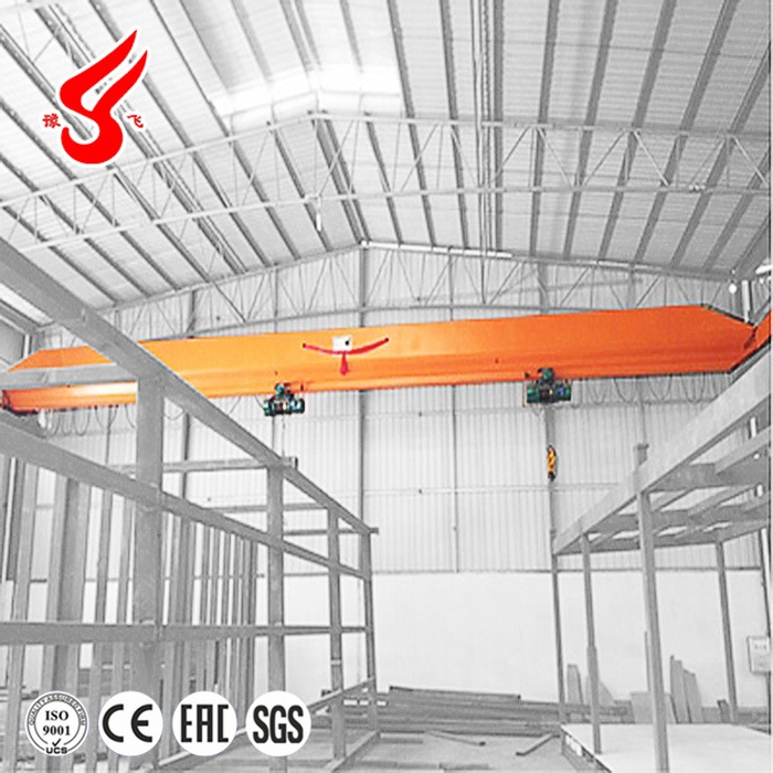 New Function Motor Driven Overhead Crane 2 Ton To 20 Tons Single Girder Overhead Travelling Crane