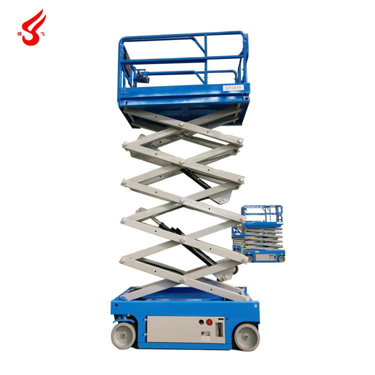 Automatic lifting scaffolding loads up to 500 kg electric scaffold lift automatic foldable mobile