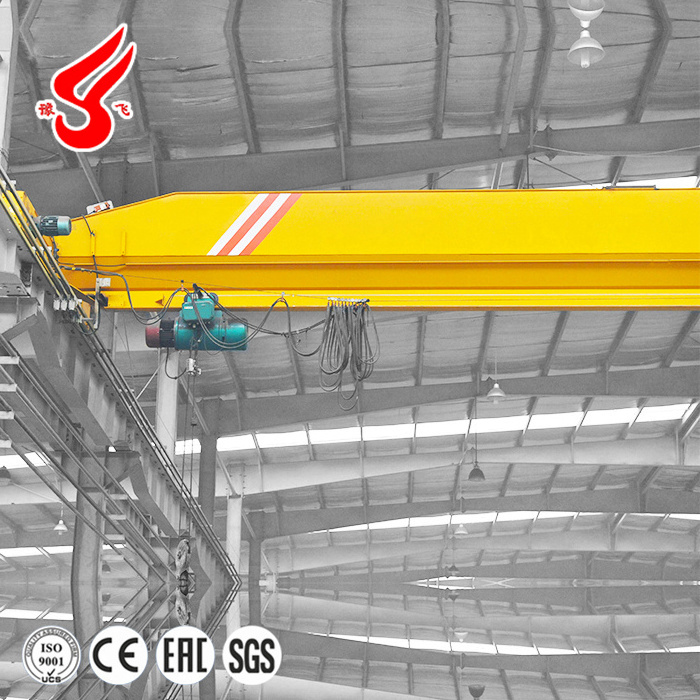 New Function Motor Driven Overhead Crane 2 Ton To 20 Tons Single Girder Overhead Travelling Crane