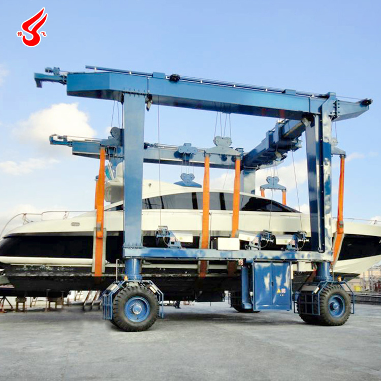 250T Marine Travel Lift Table Boat Lifting Crane