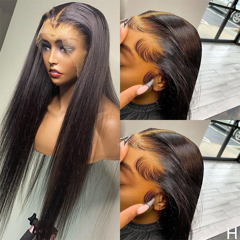 360 HD Lace Frontal Wigs Raw Brazilian Human Hair Lace Front Wigs Human Hair Cheap Glueless Full Hd Lace Wigs For Black Women