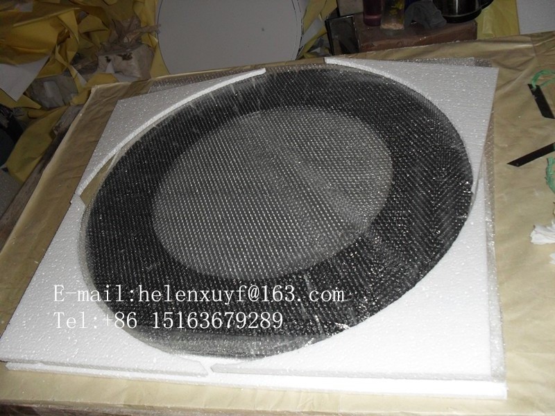 Special round black frame mosaic mirror glass wall mirror