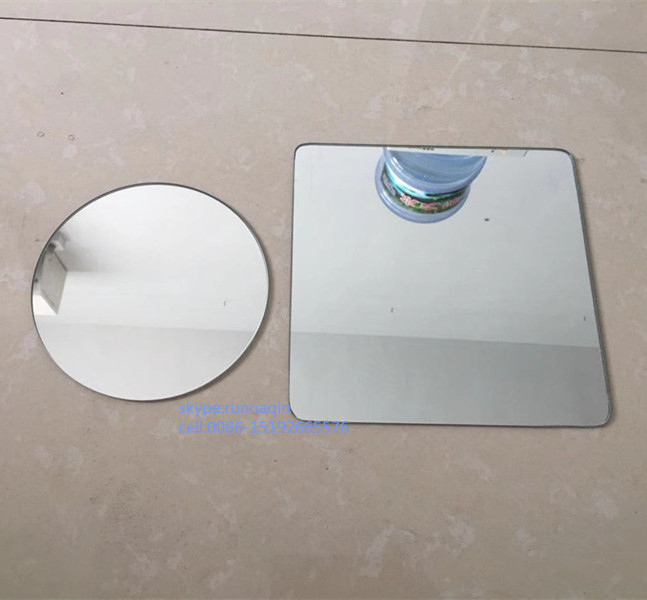 Float Mirror sheet in small glass mirror tiles 12x12 in collage for wall mirror