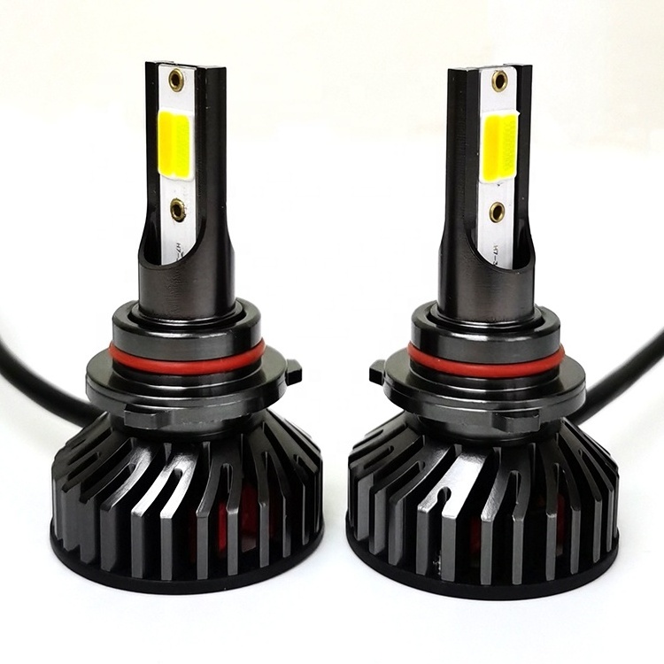 Dual Color Yellow White 50W COB Led Light 9006 9005 H3 H4 H7 H11 Fog Lights LED Headlights for Nissan Toyota Honda Kia Peugeot