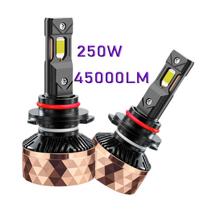 H7 LED Bulb Conversion Kit Extra-Bright 45000 Lumen 250W 6300K 4575 CSP Chips Perfect Replacement kit LED Fog Lights HEADLIGHTS