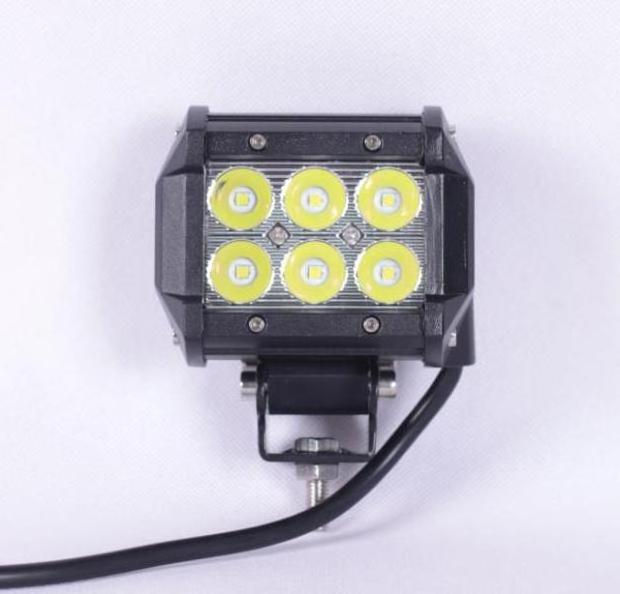 Mini 18W square LED Work Light 4WD Spot Beam SUV ATV led work light 4 inch led pod for jeep offroad led light bar