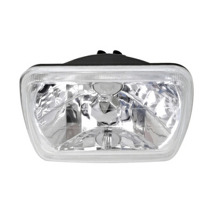 7x6 7x5 inch Semi-Sealed Beam Kit Crystal Clear Lens BMC Housing High Low Beam H4 H6052 Headlights for Jeep Wrangler XJ YJ MJ