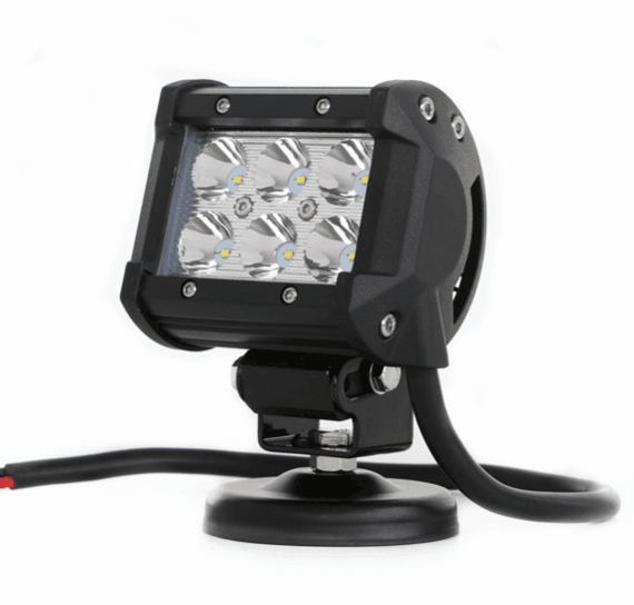 Mini 18W square LED Work Light 4WD Spot Beam SUV ATV led work light 4 inch led pod for jeep offroad led light bar