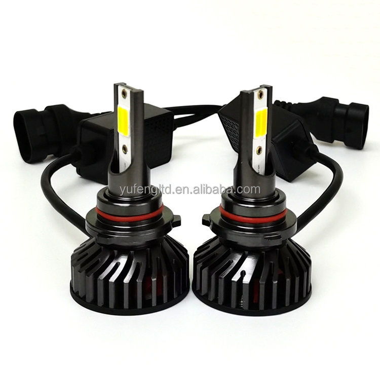 Dual Color Yellow White 50W COB Led Light 9006 9005 H3 H4 H7 H11 Fog Lights LED Headlights for Nissan Toyota Honda Kia Peugeot