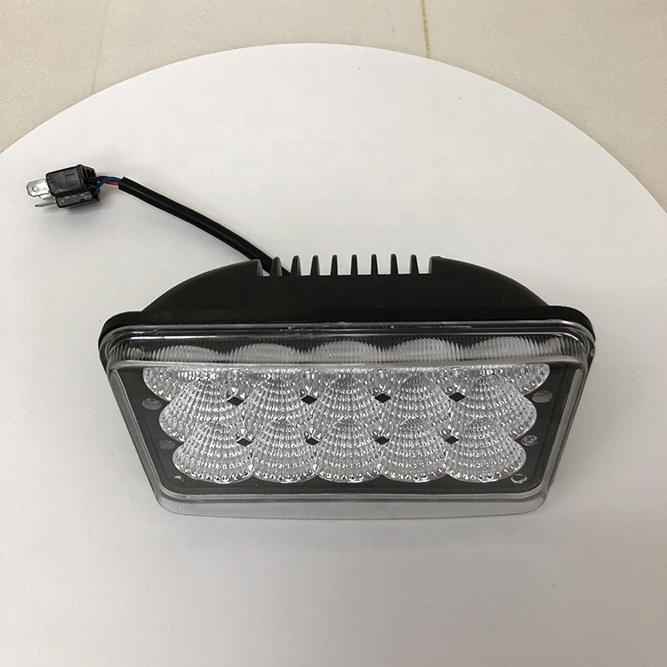 Car Led Square Light 4x6 Led Headlights 45W Spot Flood Light 6000K Rectangular LED Headlight for Jeep Ford Pick Up Motorcycle