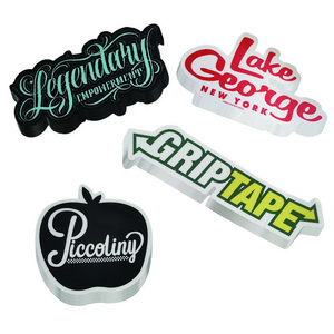 Mix Designs Acceptable High quality waterproof custom vinyl logo PVC adhesive cartoon die cut stickers