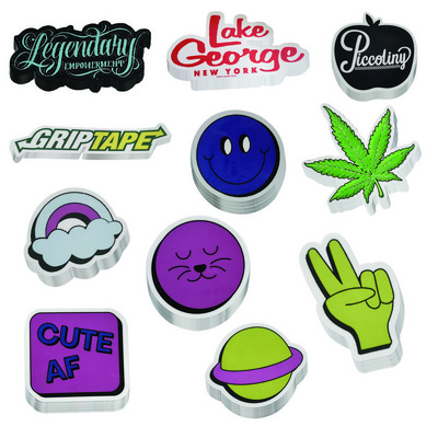 Custom Die Cut Vinyl Stickers Printing Adhesive Waterproof PVC Label Company Logo Design Windshield Cartoon sticker