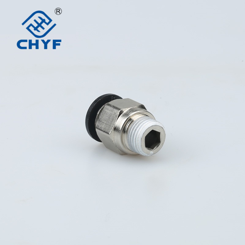 PC Pneumatic Air tool Compressed Air Fittings m4 m6 m8 m10 m12 Air Hose Fittings Push Connector Tube Fittings