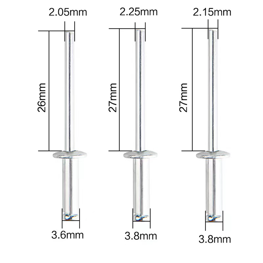 Factory prices wholesale waterproof galvanized open type Domed head steel stem pop blind rivet