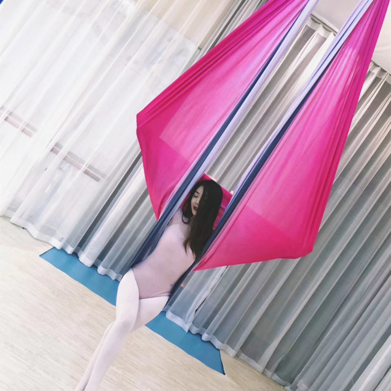 Professional Aerial Yoga Hammock gradient color yoga hammock swing