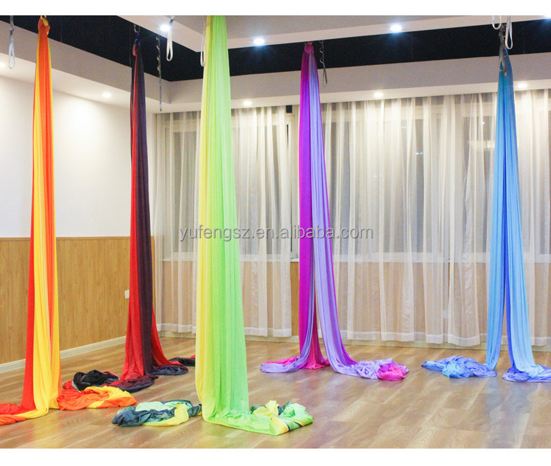 Professional Aerial Yoga Hammock gradient color yoga hammock swing